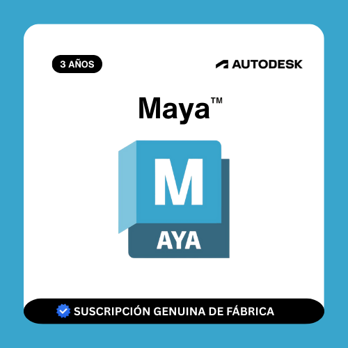 Licencia Oficial Autodesk Maya 3 Años